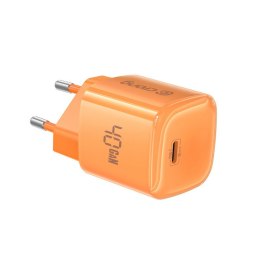 Crong NEO GaN Charger - Ładowarka USB-C 40W PD 3.2 z AVS (pomarańczowy)