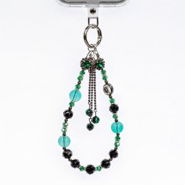Crong Phone Charm - Smycz zawieszka do telefonu (Emerald Bow)