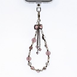 Crong Phone Charm - Smycz zawieszka do telefonu (Pink Bow)