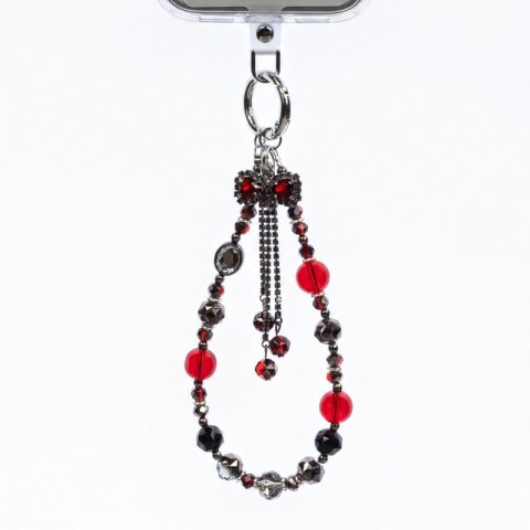 Crong Phone Charm - Smycz zawieszka do telefonu (Red Bow)
