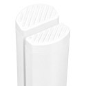 Drabinka 4-stopniowa metalowa EASYSTEP składana WHITE