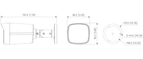 KAMERA IP IPC-HFW2449TL-S-LED-0280B-PRO-S1 WizSense WizColor - 4 Mpx 2.8 mm DAHUA