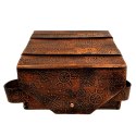 Piękny Sekstant Mosiężny Retro w Skórzanym Etui - AZ188