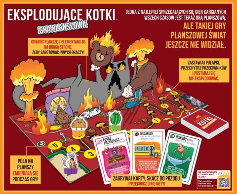 Rebel - Eksplodujące Kotki: Gra planszowa