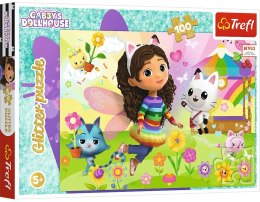 Trefl: Puzzle 100el. Glitter - Brokatowa Gabi