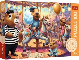 Trefl: Puzzle 100el. - Kapibary na wakacjach