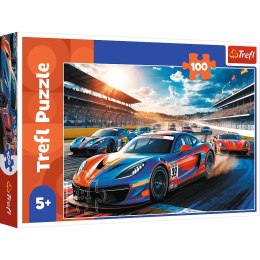Trefl: Puzzle 100el. - Szybka wyścigówka