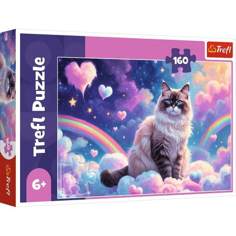 Trefl: Puzzle 160el. - Domowy Kotek