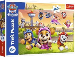 Trefl: Puzzle 160el. - Psy górą