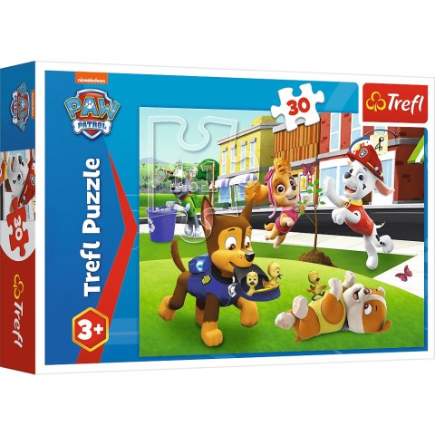 Trefl: Puzzle 30el. - Pieski w akcji