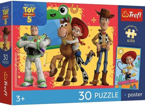 Trefl: Puzzle 30el. - Premium Plus Kids - Przygody zabawek