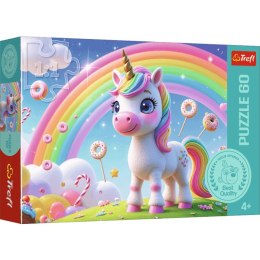 Trefl: Puzzle 60el. - Cukierkowy świat