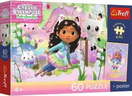 Trefl: Puzzle 60el. - Premium Plus Kids - Gabi i kocie przygody