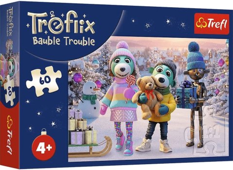 Trefl: Puzzle 60el. - Zimowy Robobot
