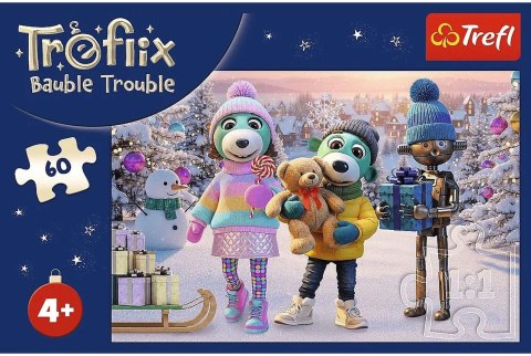 Trefl: Puzzle 60el. - Zimowy Robobot