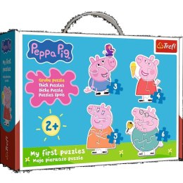 Trefl: Puzzle Baby Classic - Mała świnka wśród przyjaciół
