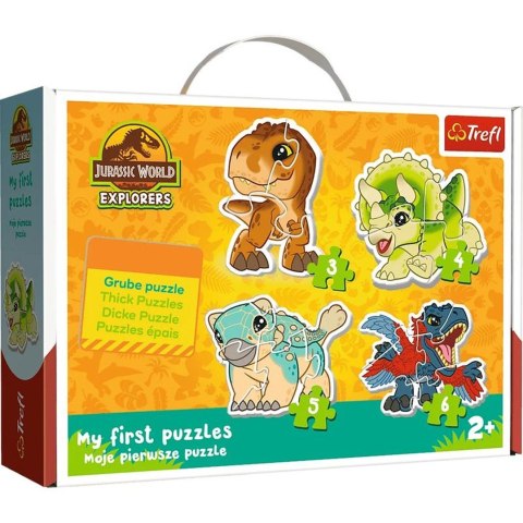 Trefl: Puzzle Baby Classic - Urocze dinozaury
