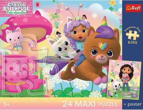 Trefl: Puzzle maxi 24el. - Premium Plus Kids - Gabby na ratunek