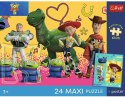 Trefl: Puzzle maxi 24el. - Premium Plus Kids - Zabawki i przyjaciele