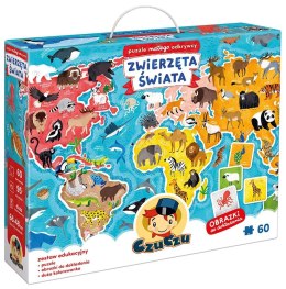 CzuCzu - Puzzle Małego odkrywcy Zwierzęta świata