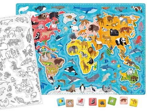 CzuCzu - Puzzle Małego odkrywcy Zwierzęta świata