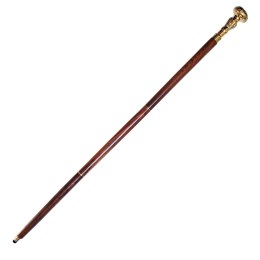Klasyczna Laska do Chodzenia Składana z Mosiężną Rączką - DNU-WS-006