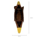 Model Łódka Dekoracyjna Drewniana 25cm - Ozdoba na biurko - 717013