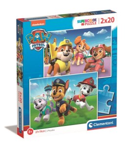 Clementoni: Puzzle 2x20el. - Psi Patrol