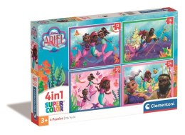 Clementoni: Puzzle 4w1 - Ariel