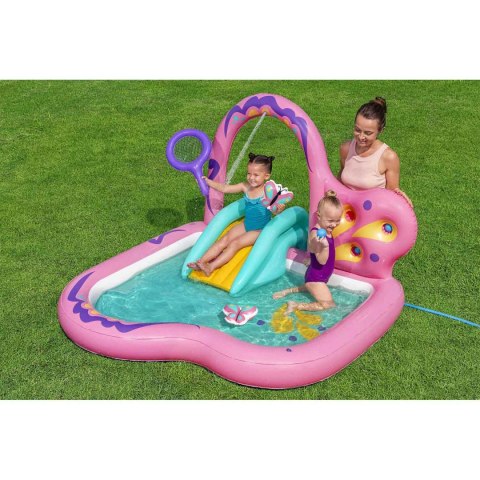 Dmuchany plac zabaw dla dzieci do ogrodu zjeżdżalnia 180x180x117 cm Bestway 53175