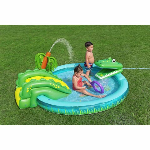 Dmuchany plac zabaw dla dzieci do ogrodu zjeżdżalnia 224x180x72 cm Bestway 53166