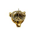 Elegancki Kompas Mosiężny Zegar Słoneczny Vintage - SD14K
