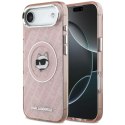 Karl Lagerfeld IML Choupette Head Logo MagSafe - Etui iPhone Air (różowy)