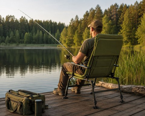 Krzesło wędkarskie składane FISHER PRO