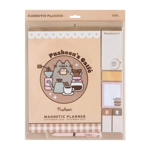 Pusheen - Magnetyczny Kalendarz / Planner miesięczny 2026/2027 (30 x 34 cm)