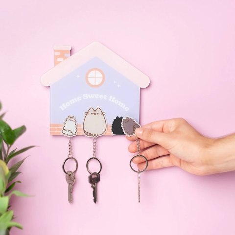 Pusheen - Wieszak na klucze z brelokami na magnes