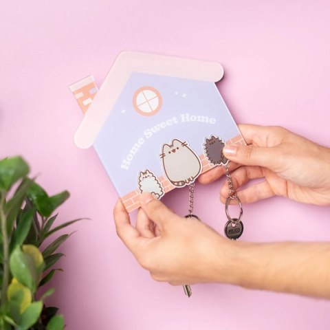 Pusheen - Wieszak na klucze z brelokami na magnes