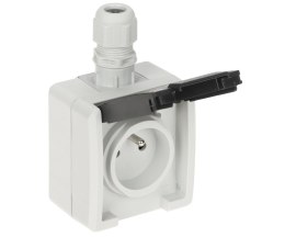 GNIAZDO NATYNKOWE POJEDYNCZE AQUANT-G1/EPN-V2 250 V AC 16 A IP65 Elektro-Plast