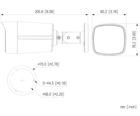 KAMERA IP IPC-HFW2449TL-S-LED-0280B-PROX WizSense WizColor X - 4 Mpx 2.8 mm DAHUA