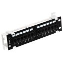 PATCH PANEL RJ-45 PP10-12/RJ/6 10 "