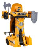 Autko/Robot 2w1 R/C 1:14 Mercedes-AMG GT3 Żółty RASTAR