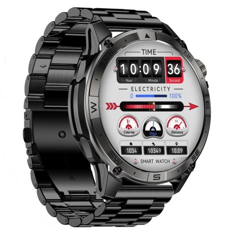 SMARTWATCH MĘSKI GRAVITY GT46-2 - AMOLED, DODATKOWA BRANSOLETA(sg055b)