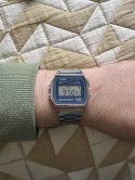 ZEGAREK MĘSKI CASIO A158WEA-2DF (zd093c) - KLASYKA + BOX