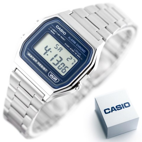 ZEGAREK MĘSKI CASIO A158WEA-2DF (zd093c) - KLASYKA + BOX