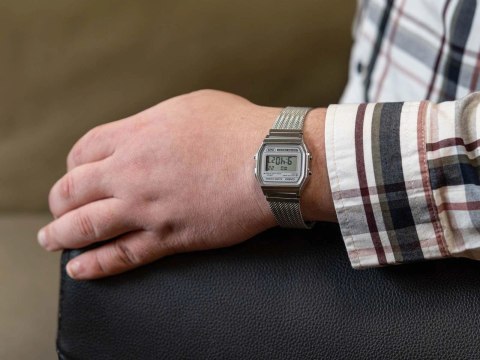 ZEGAREK MĘSKI CASIO A158WEM-7DF (zd093e) - KLASYKA + BOX