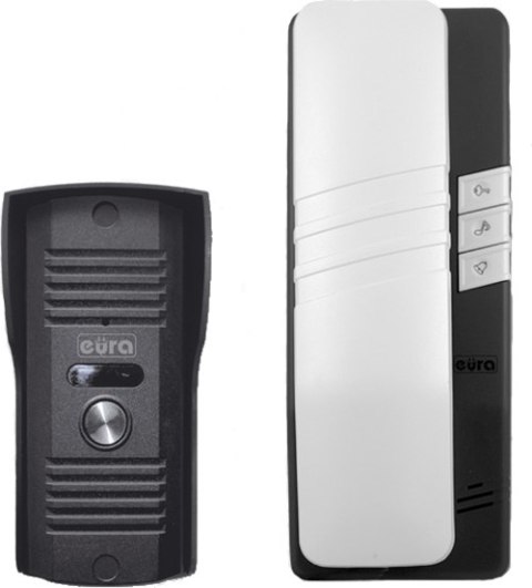 DOMOFON EURA ADP-20A3 Grafitowo Biały; 7017