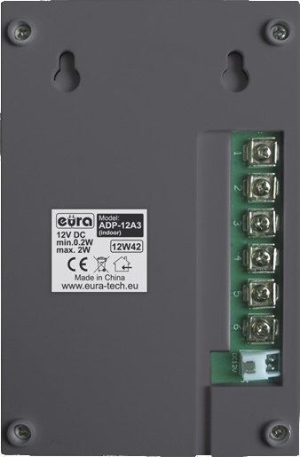 Domofon EURA ADP-12A3 "INVITO" głośnomówiący, bezsłuchawkowy