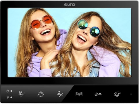 WIDEODOMOFN EURA VDP-80C5 2-rodzinny,czarny