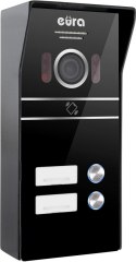 WIDEODOMOFN EURA VDP-80C5 2-rodzinny,czarny