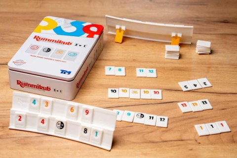 Rummikub - 3w1 Travel Tin, gra